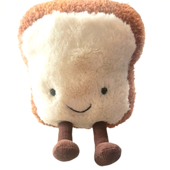 Jellycat Toys Jellycat Bread Toast Slice Sandwich Plush Stuffed London Wlegs Small Poshmark